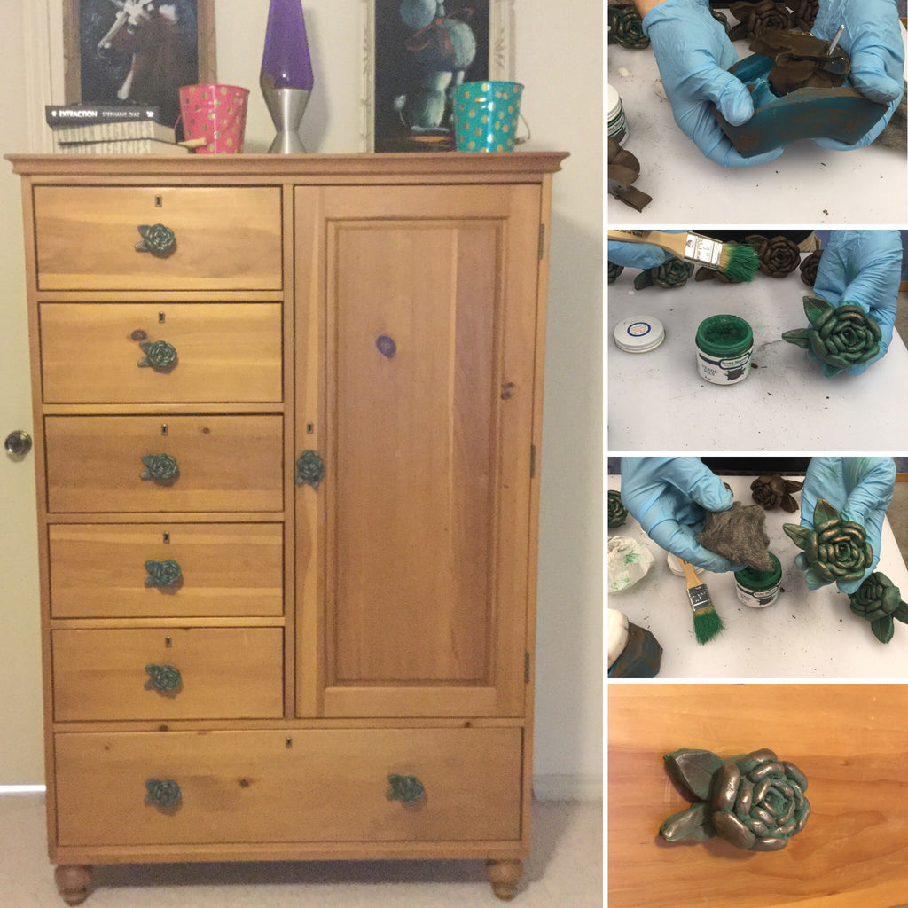 Custom Cold Cast Bronze Drawer Pulls