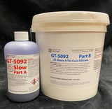 Tin Cure 5092 Slow, Medium, & Fast Set Mold Making Silicone - All Kit Sizes