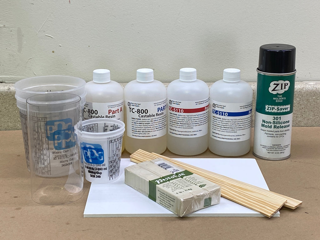 Silicone Molding & Casting Kit brickintheyard