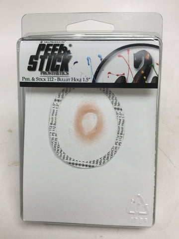 Peel & Stick Bullet Hole Prosthetic