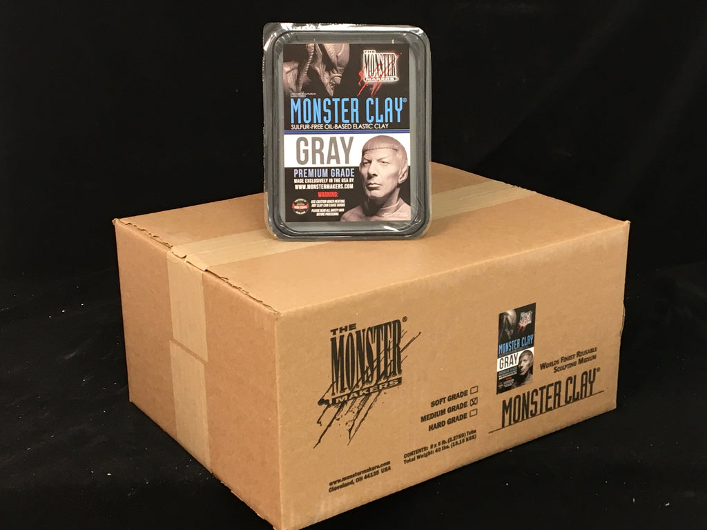 Monster Clay (Soft, Medium and Hard Grades) - (5 lb. Block) - Clay