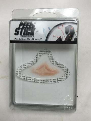Peel & Stick Gouge Prosthetic
