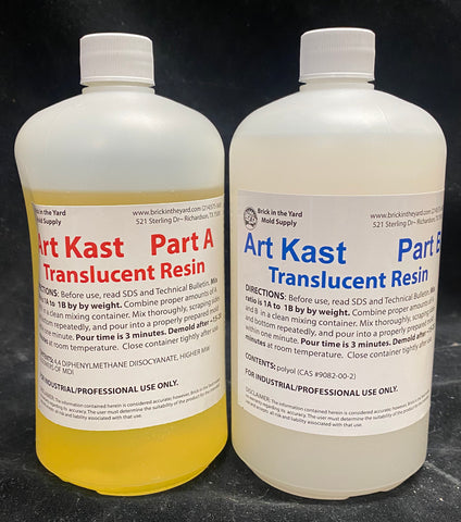 ArtKast Pourable Translucent Resin - All Kit Sizes
