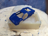 scale model car body cast in TC-800 casting resin