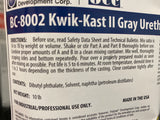 BC-8002 Kwik-Kast II Gray Urethane Tooling Resin - All Kit Sizes