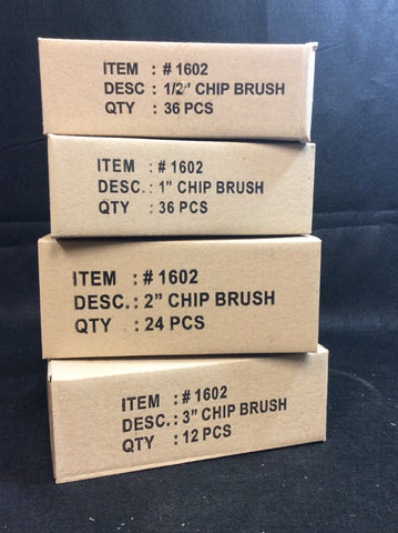Chip Brushes By the Box